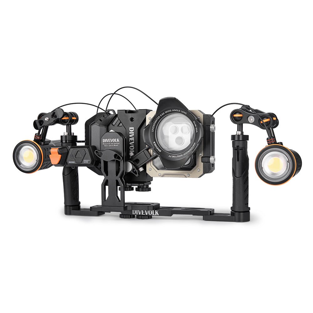 Divevolk Horizontal and Vertical Quick-switch Mount