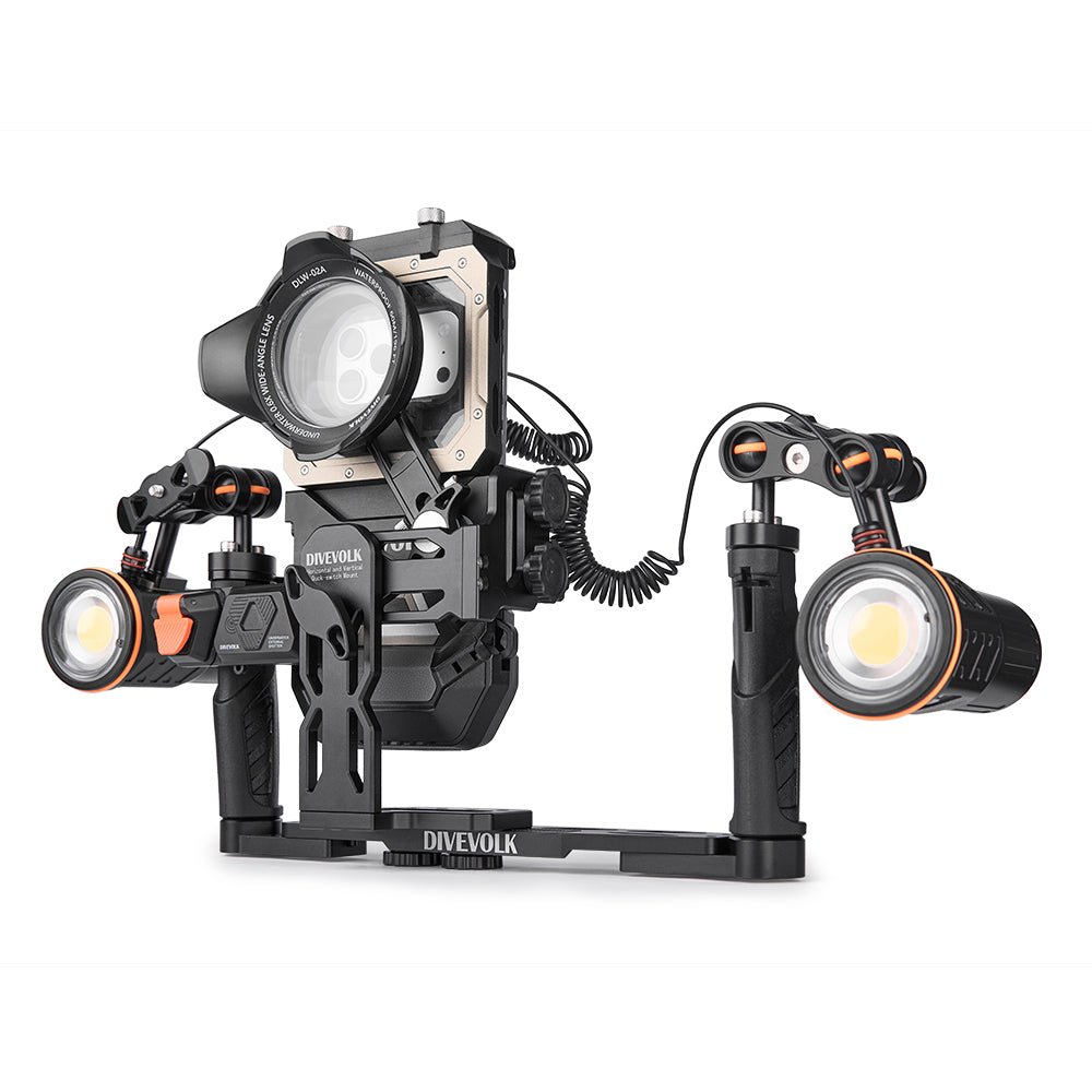 Divevolk Horizontal and Vertical Quick-switch Mount