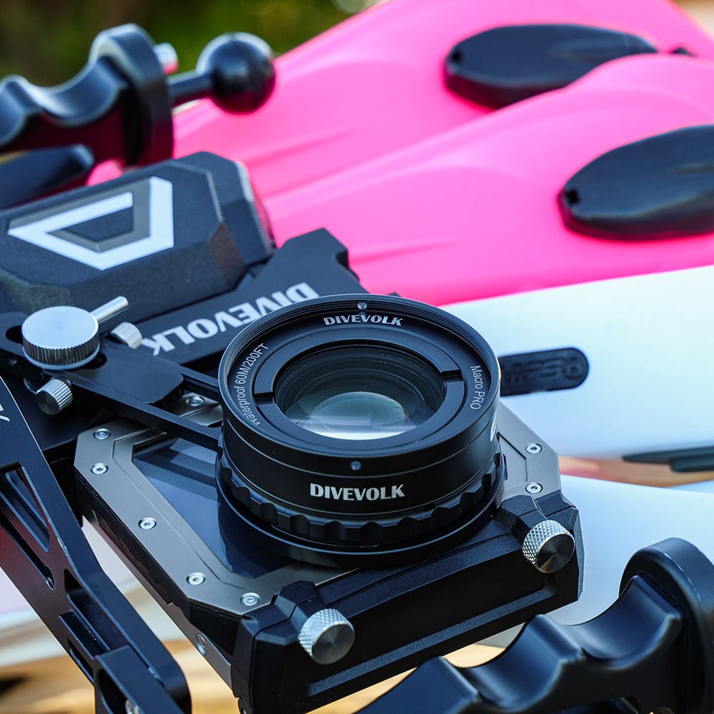 Divevolk Macro Lens PRO +18 | Underwater Close - Up Optical Wet Lens