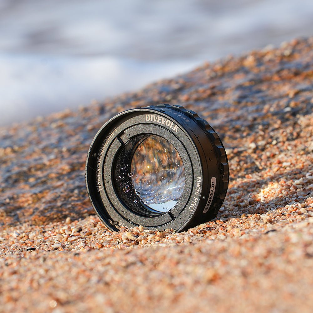 Divevolk Macro Lens PRO +18 | Underwater Close - Up Optical Wet Lens