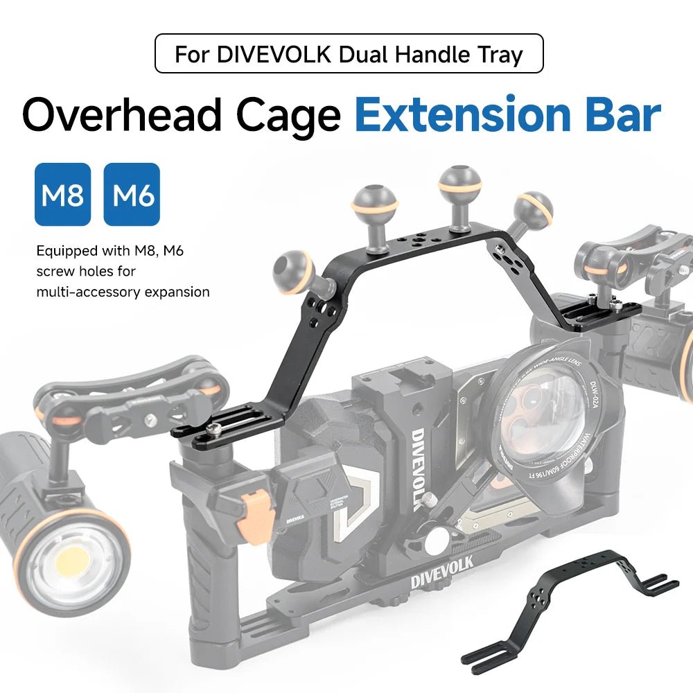 Divevolk Overhead Cage Extension Bar