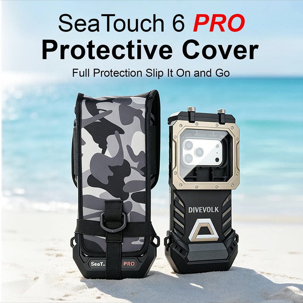 Divevolk Protecive bag for SeaTouch 6 Pro housing Grey