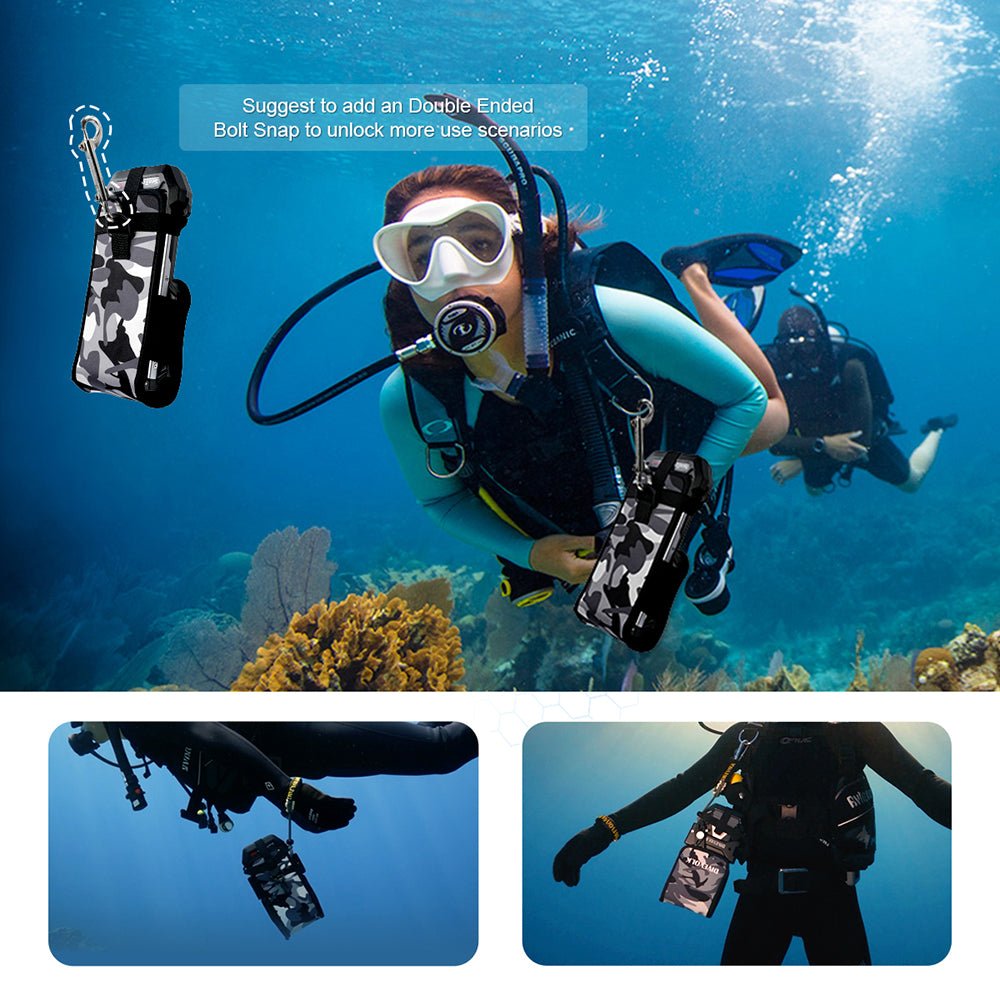 Divevolk Protecive bag for SeaTouch 6 Pro housing Grey