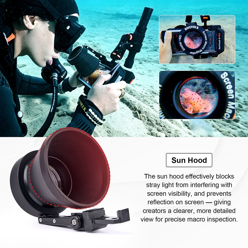 Divevolk Screen Macro Magnifier