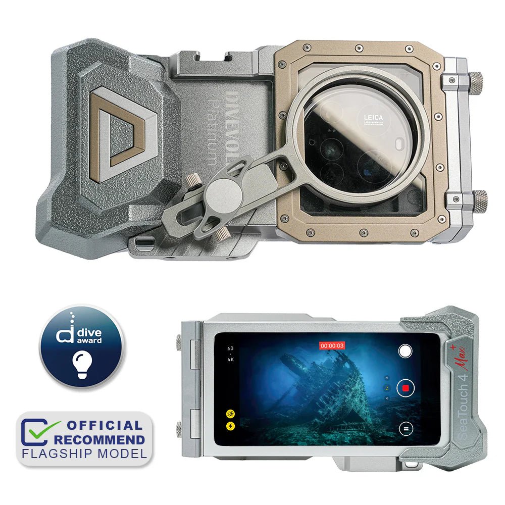 Divevolk SeaTouch 4 Max Platinum V2 Underwater Smartphone Housing