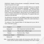 Divevolk SeaTouch 4 Max Platinum V2 Underwater Smartphone Housing