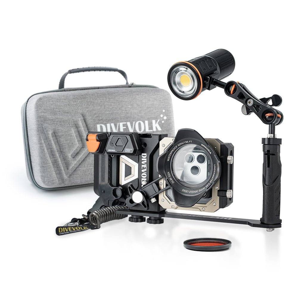 Divevolk SeaTouch 6 Pro 12,000 Lumen Creator SL120 Kit
