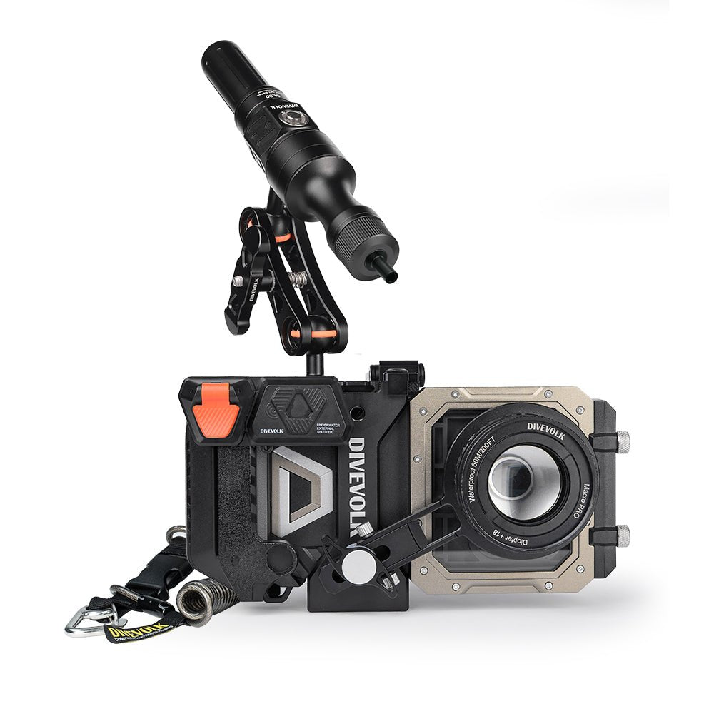 Divevolk SeaTouch 6 Pro Advanced Macro Snoot kit