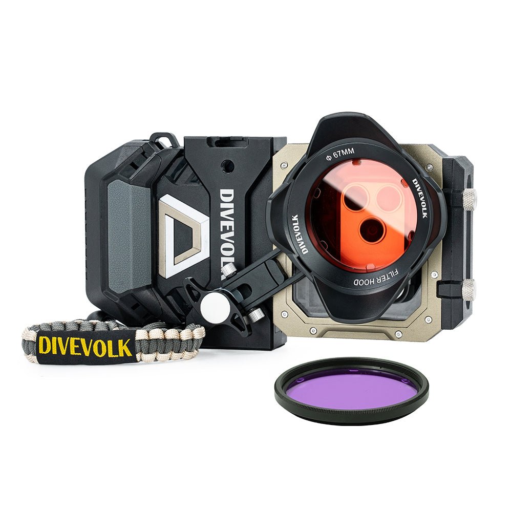 Divevolk SeaTouch 6 Pro Filters Kit Smartphone Dive Housing