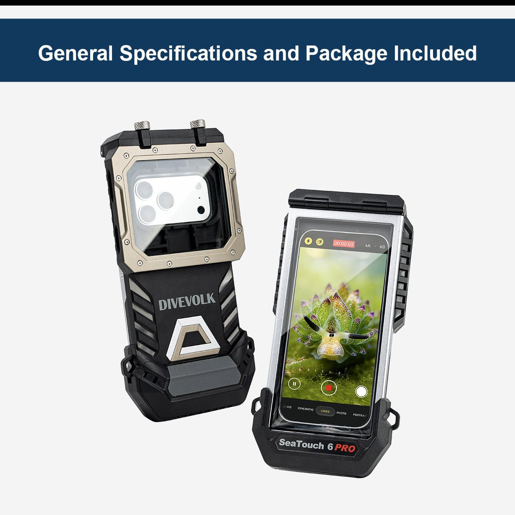 Divevolk SeaTouch 6 Pro Underwater Smartphone Housing