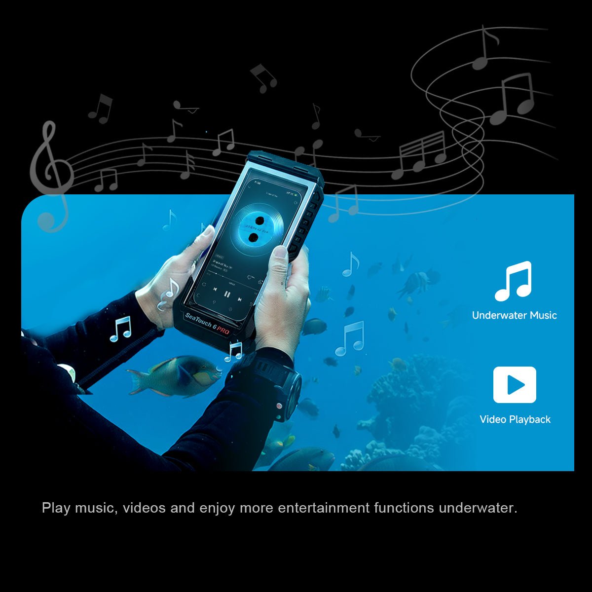 Divevolk SeaTouch 6 Pro Underwater Smartphone Housing