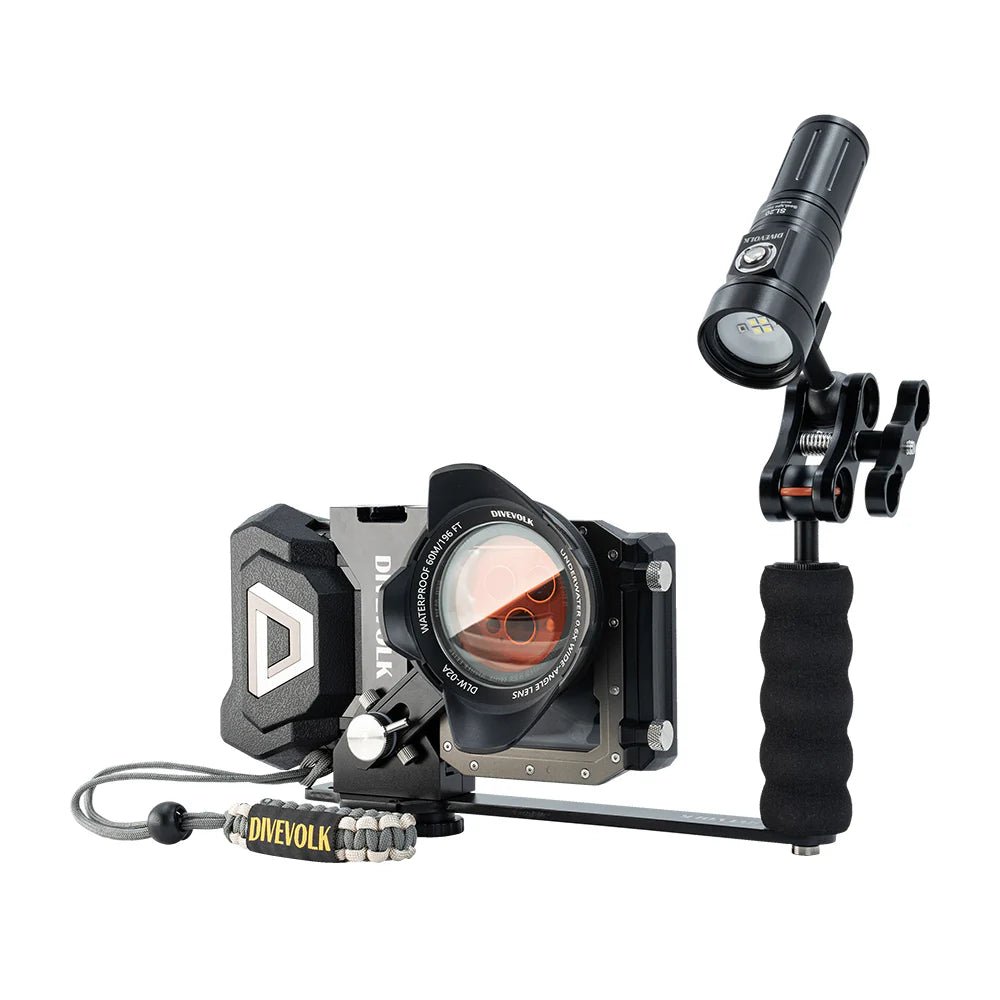 Divevolk Single Handle Tray for SeaTouch Underwater Smartphone Housings