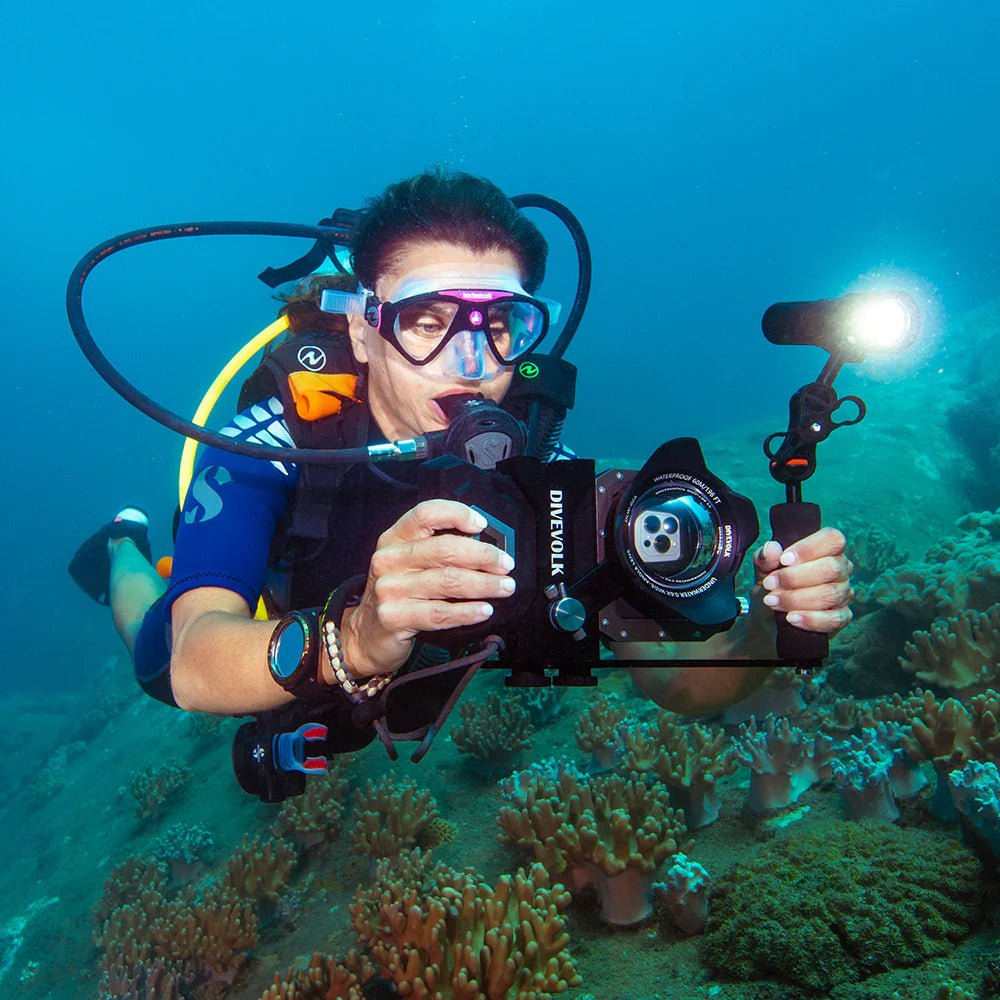 Divevolk Single Handle Tray for SeaTouch Underwater Smartphone Housings