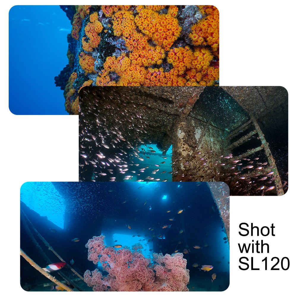 Divevolk SL120 12,000 Lumen Underwater Video Light