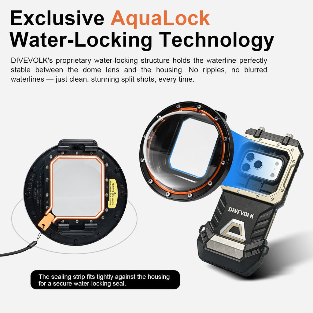 Divevolk Surface Dome Lens For SeaTouch 6 Pro