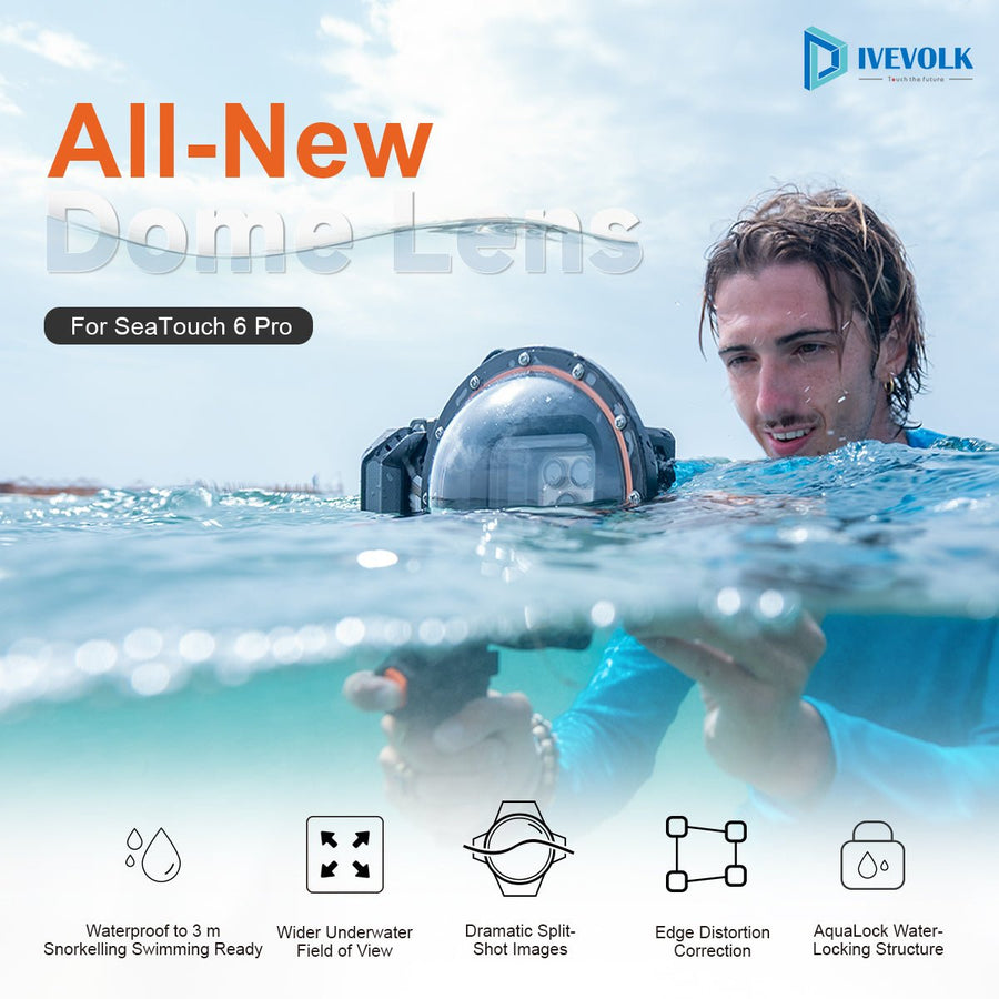 Divevolk Surface Dome Lens For SeaTouch 6 Pro