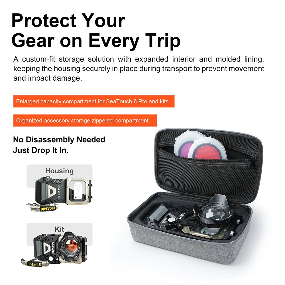 Divevolk Travel Case for SeaTouch 6 Pro