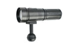 A standard sized 1 - inch ball mount is included with the SeaLight SL20 light for mounting to your underwater camera system