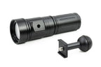 The M6 threaded 1 - inch ball mount attaches to the underside of the SL20 video light so that you can attach it to your underwater camera system.