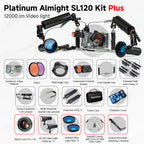 Divevolk SeaTouch 4 Max Platinum 2x 12,000 Lumen SL120 PRO Almighty Kit