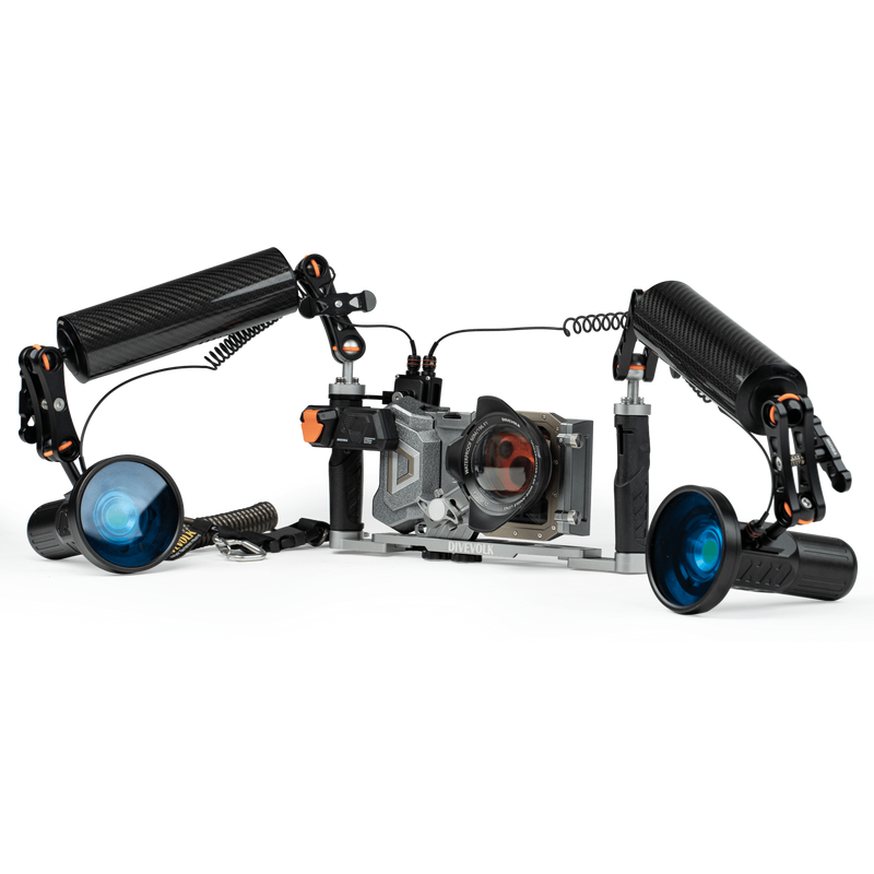 Divevolk SeaTouch 4 Max Platinum 2x 12,000 Lumen SL120 PRO Almighty Kit