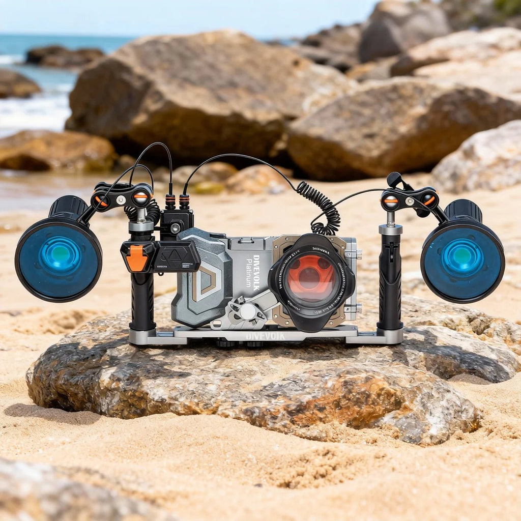 Divevolk SeaTouch 4 Max Platinum 2x 12000 Lumen SL120 PRO Deep Dive Kit
