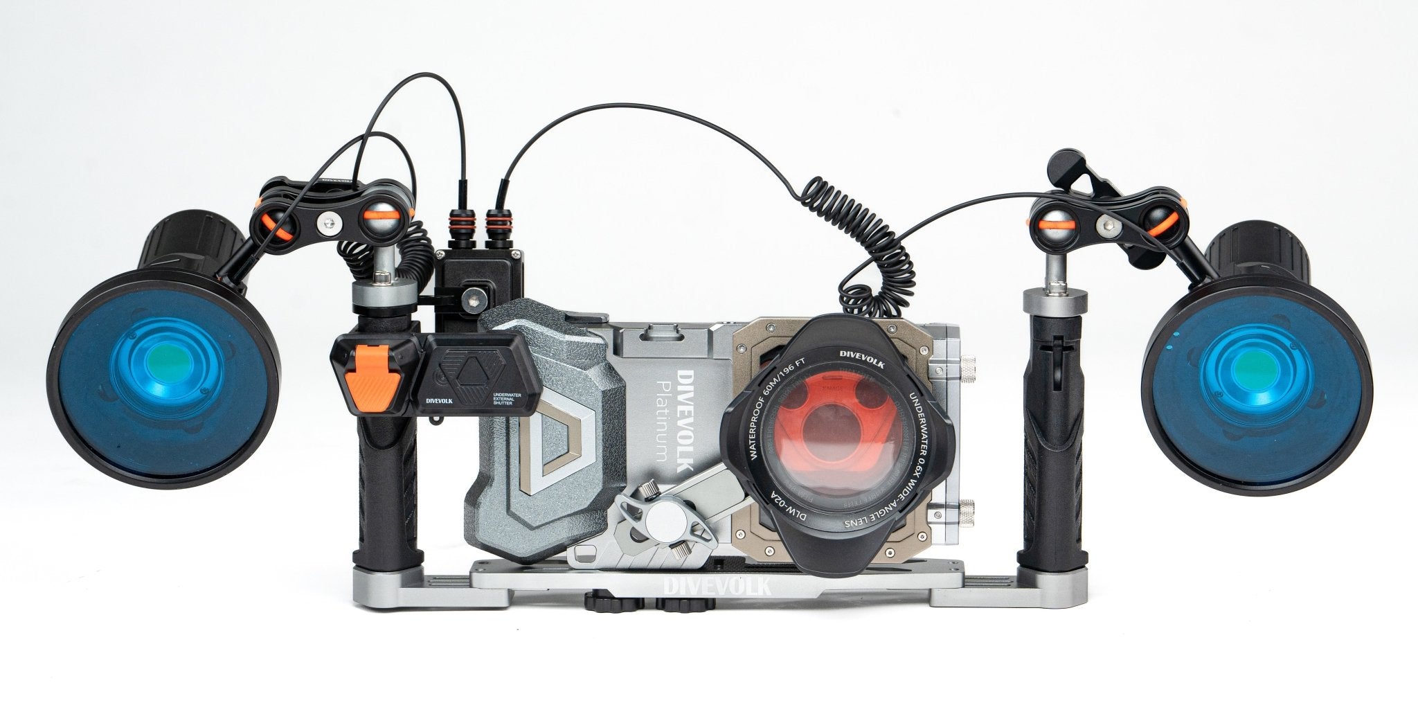 Divevolk SeaTouch 4 Max Platinum 2x 12000 Lumen SL120 PRO Deep Dive Kit