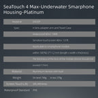 Divevolk SeaTouch 4 Max Platinum V2 Underwater Touchscreen Housing