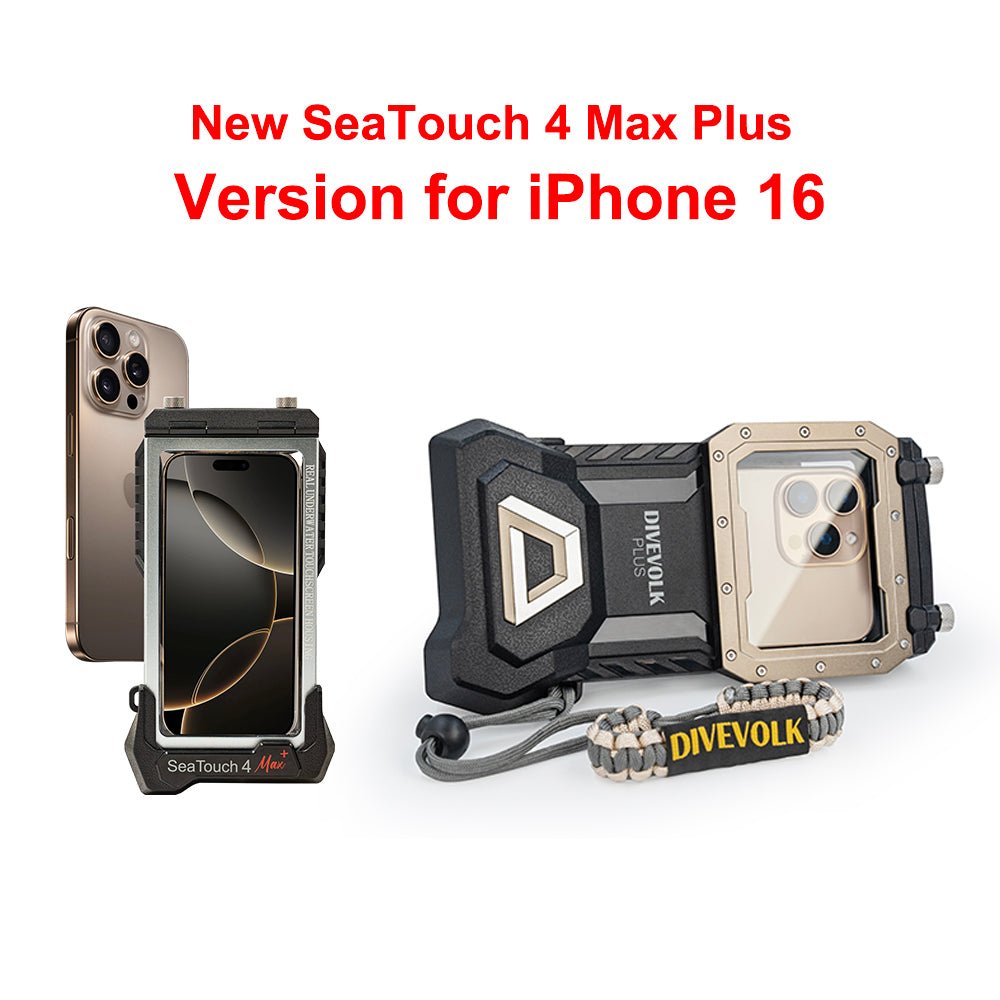 Divevolk SeaTouch 4 Max Plus Black Underwater Touchscreen Housing
