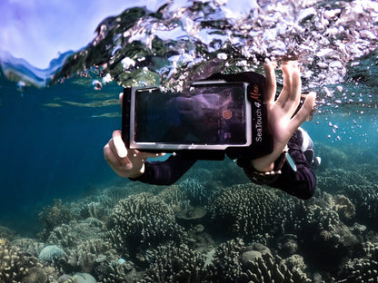 The Divevolk Seatouch 4 Max Waterproof Smartphone Housing makes your phone truly waterproof