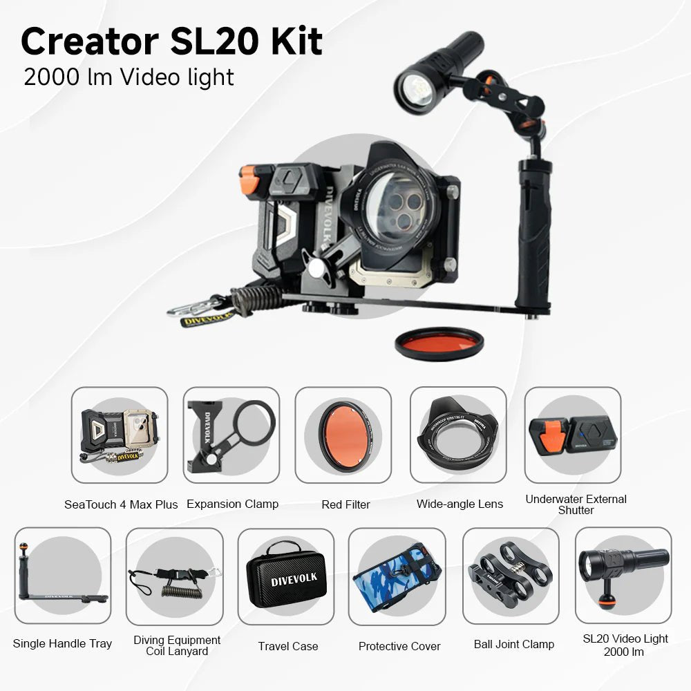 Divevolk SeaTouch 4 Max Plus Creator SL20 Kit