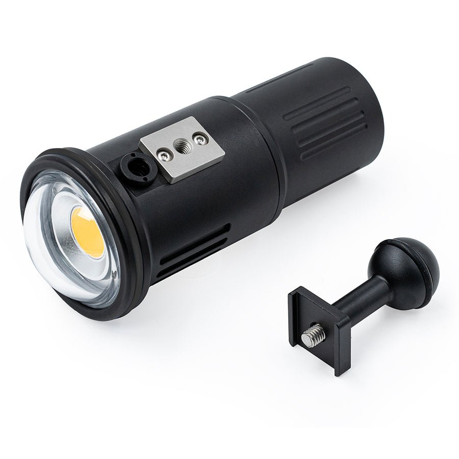 The Sealight SL50 Diving Light includes a standard 1 - inch ball for mounting