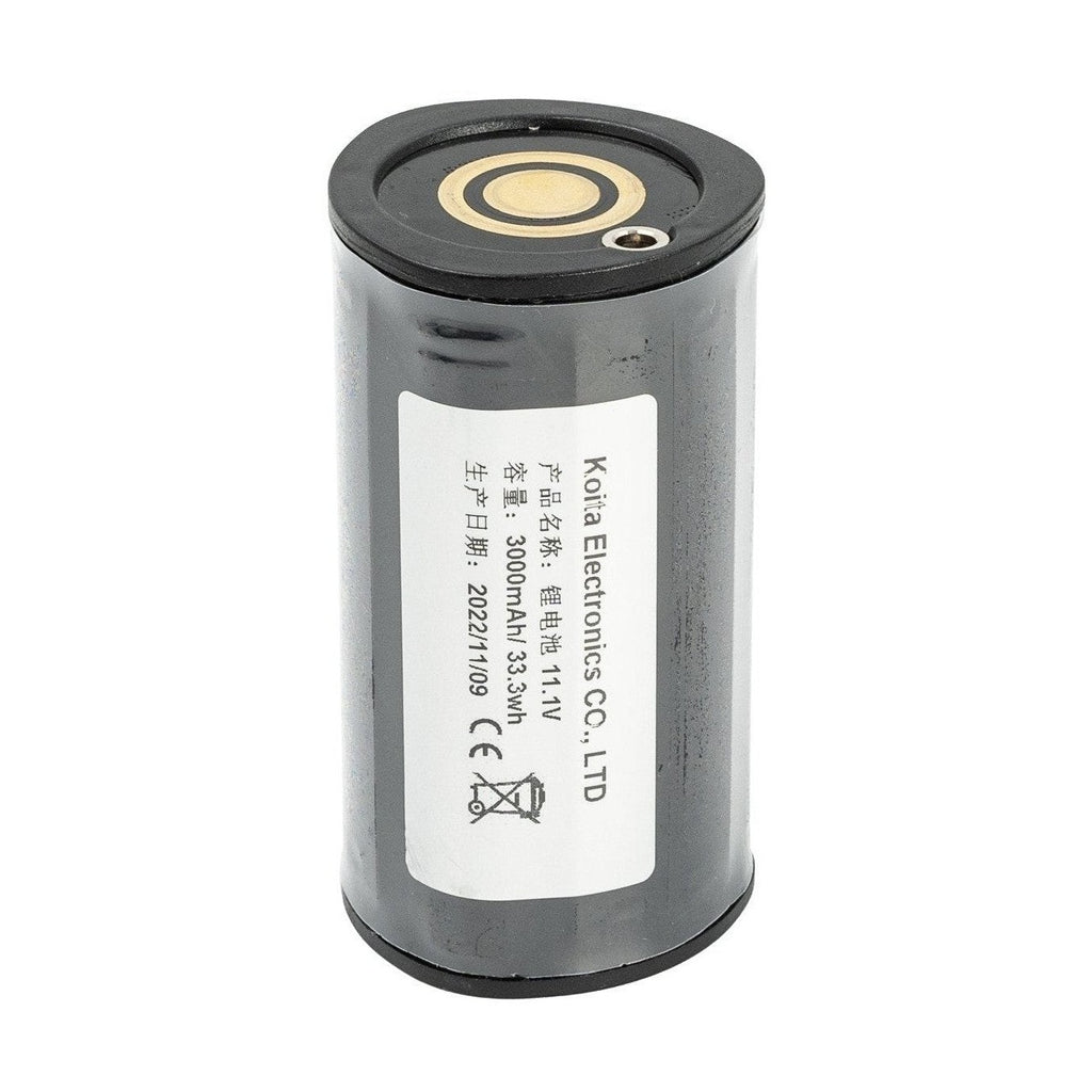 3000mAH SL50 rechargeable battery powers the Sealight 50 Waterproof Dive Light