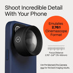 Moment 75mm Macro Mobile Lens | T - Series