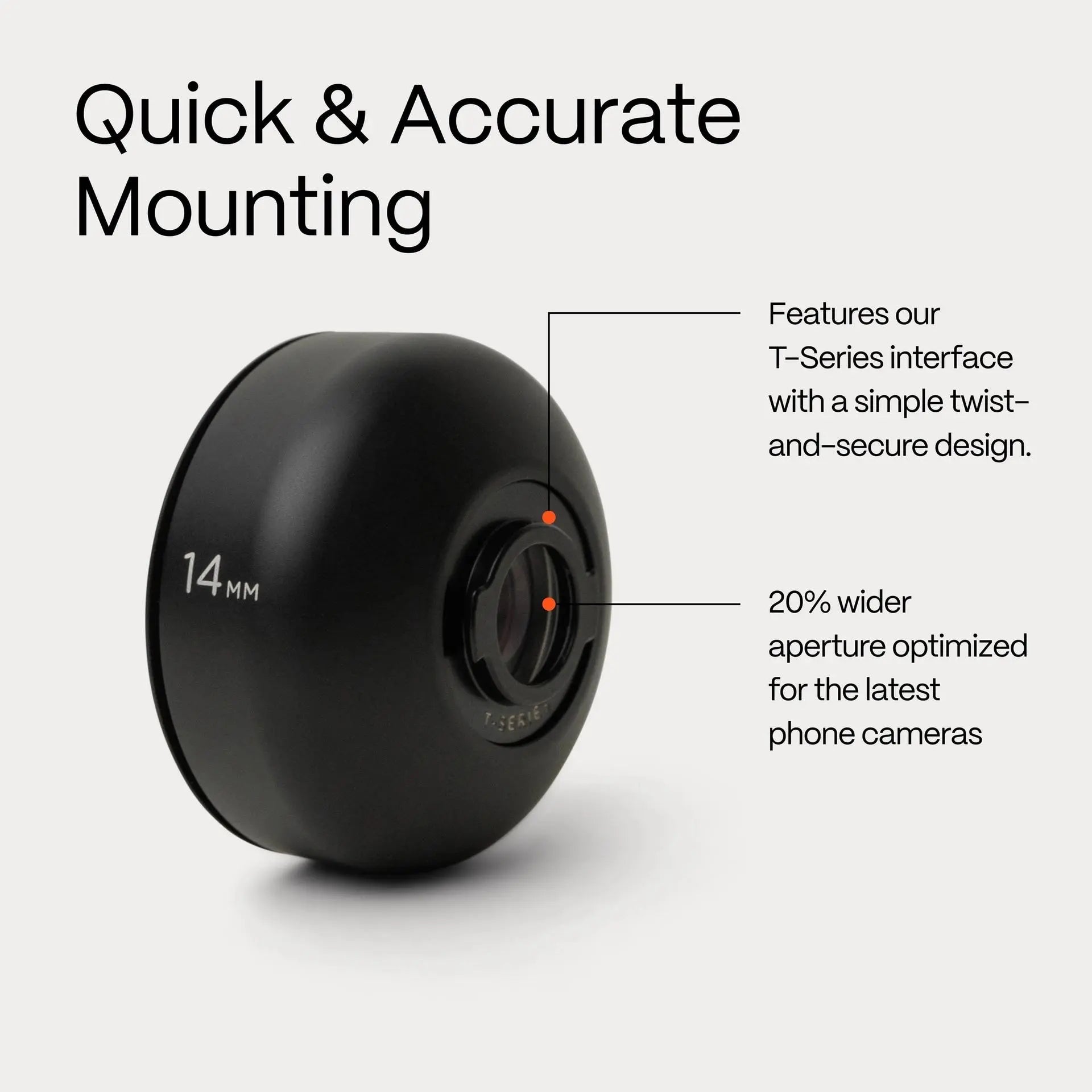 Moment Fisheye 14mm Mobile Lens | T - Series