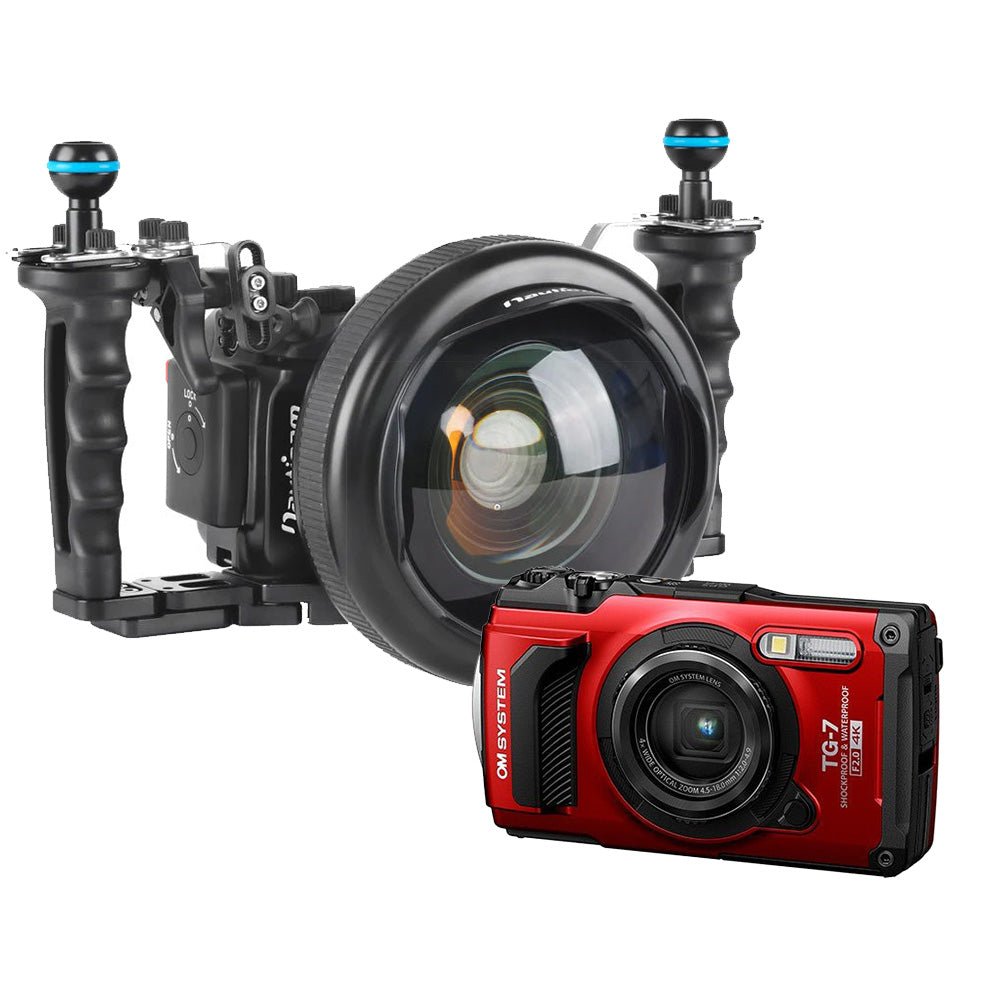 OM TG-7 Nauticam Wet Lens Package