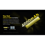 Nitecore 18650 Li-ion High Performance Battery for Q1-Series Strobes NL1840HP