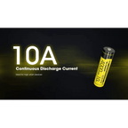 Nitecore 18650 Li-ion High Performance Battery for Q1-Series Strobes NL1840HP