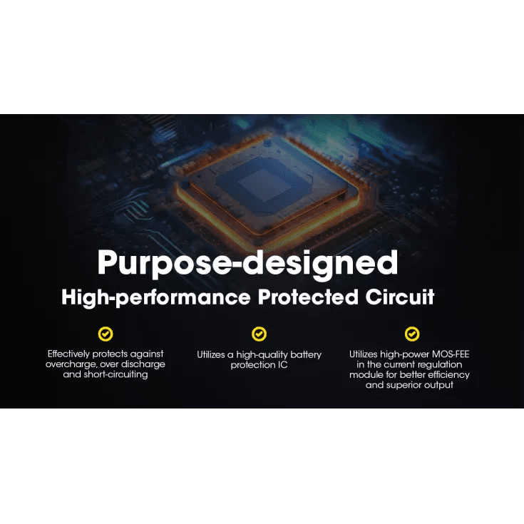 Nitecore 21700 Li-ion High Performance Battery 6000mAH for AOI P1-Series Strobes NL2160HP