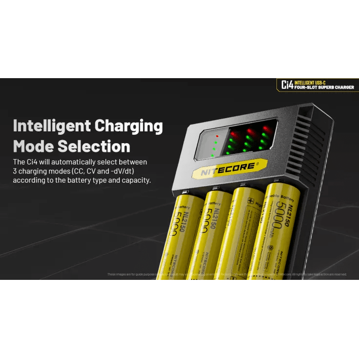 Nitecore Ci4 4-Bay USB-C Charger