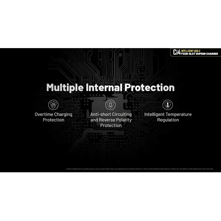 Nitecore Ci4 4-Bay USB-C Charger