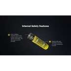 Nitecore 18650 Li-ion High Performance Battery for Q1-Series Strobes NL1840HP