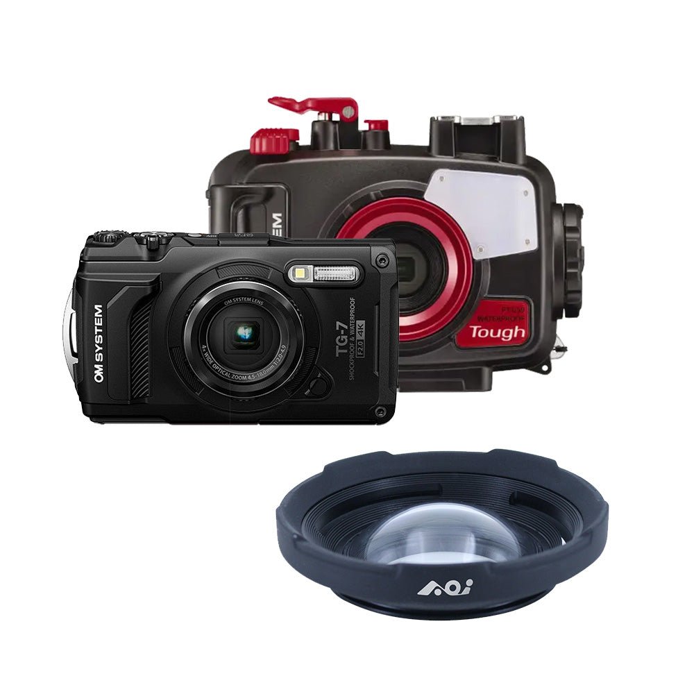 OM System TG-7, Housing & Air Lens Package