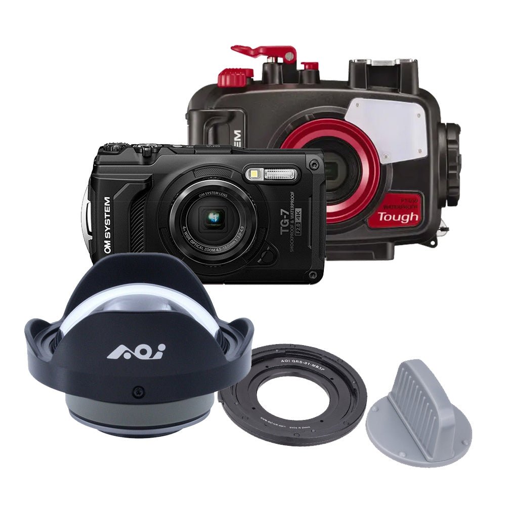 OM TG7 & AOI Wide-Angle Lens Underwater Package