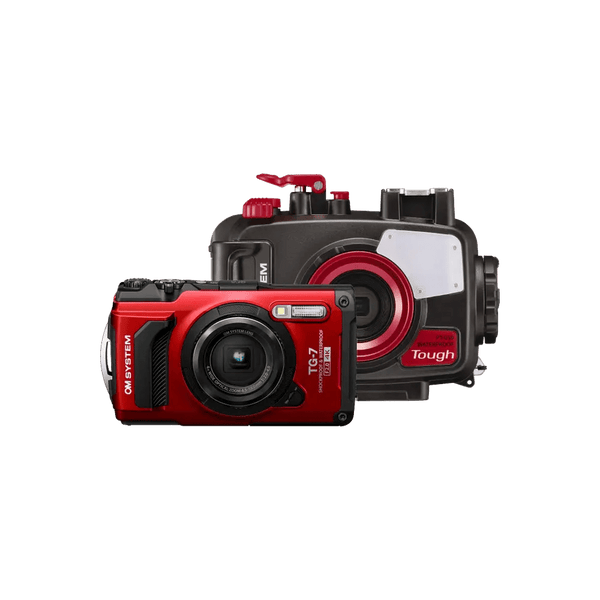 OM TG7 Waterproof Camera & Housing Package