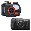 OM TG7 Waterproof Camera & Housing Package
