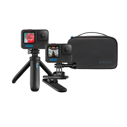 GoPro Travel Kit | Shorty + Magnetic Swivel Clip + Camera Case