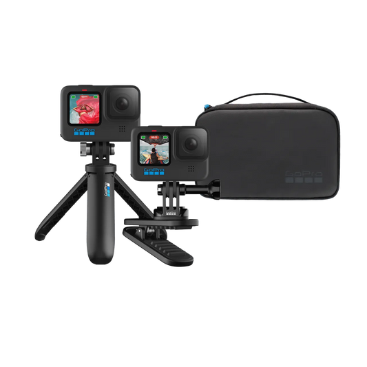 GoPro Travel Kit | Shorty + Magnetic Swivel Clip + Camera Case