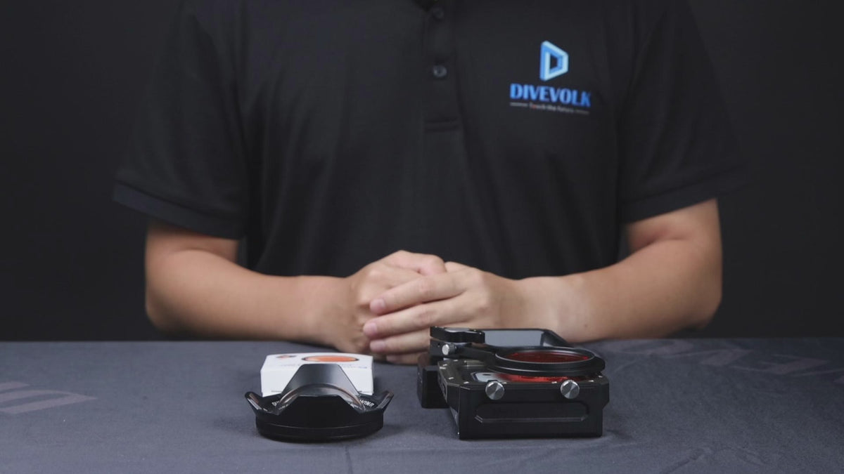 Divevolk Internal Red Filter for Wide angle convesion lens