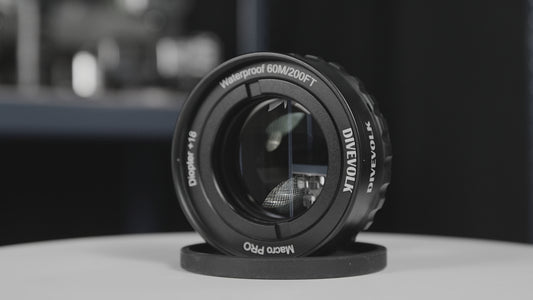 Divevolk Macro Lens PRO +18 | Underwater Close-Up Optical Wet Lens